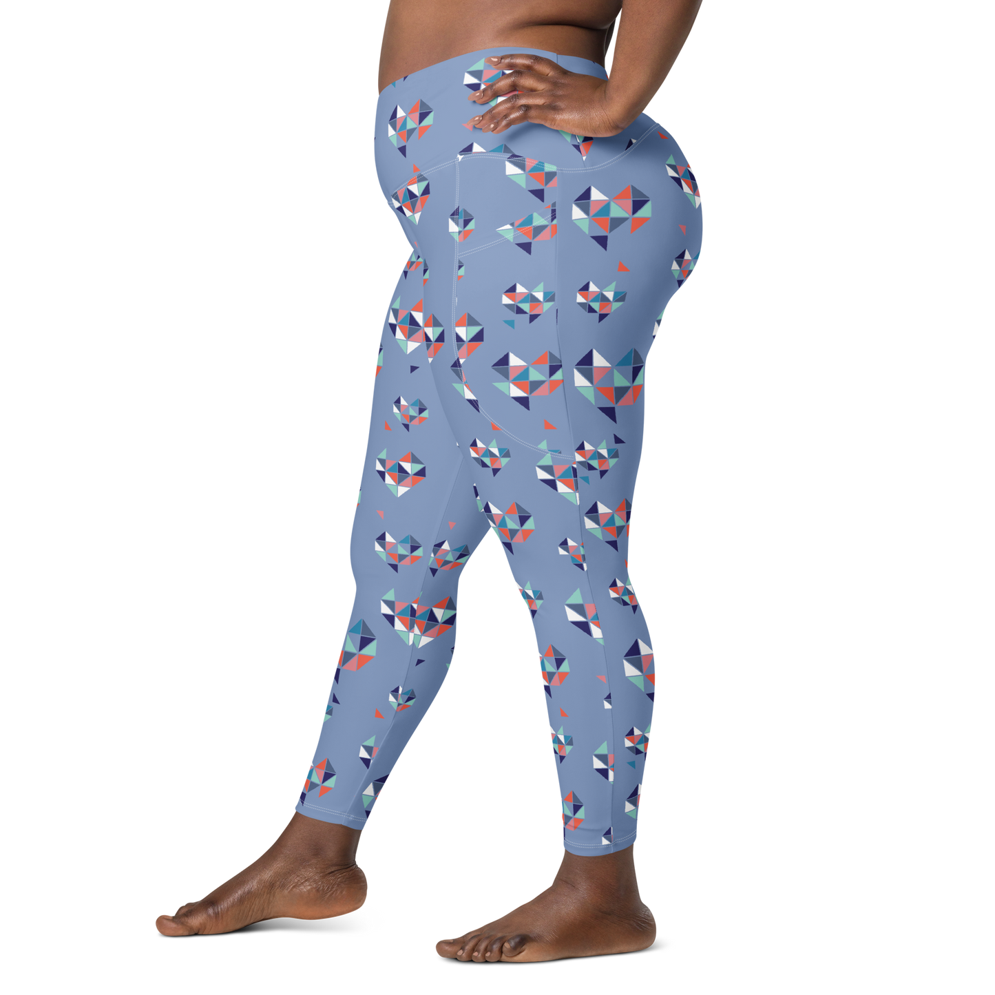 Harper Leggings Cintura cruzada -Tallas grandes-Handmade-Kawaii prints