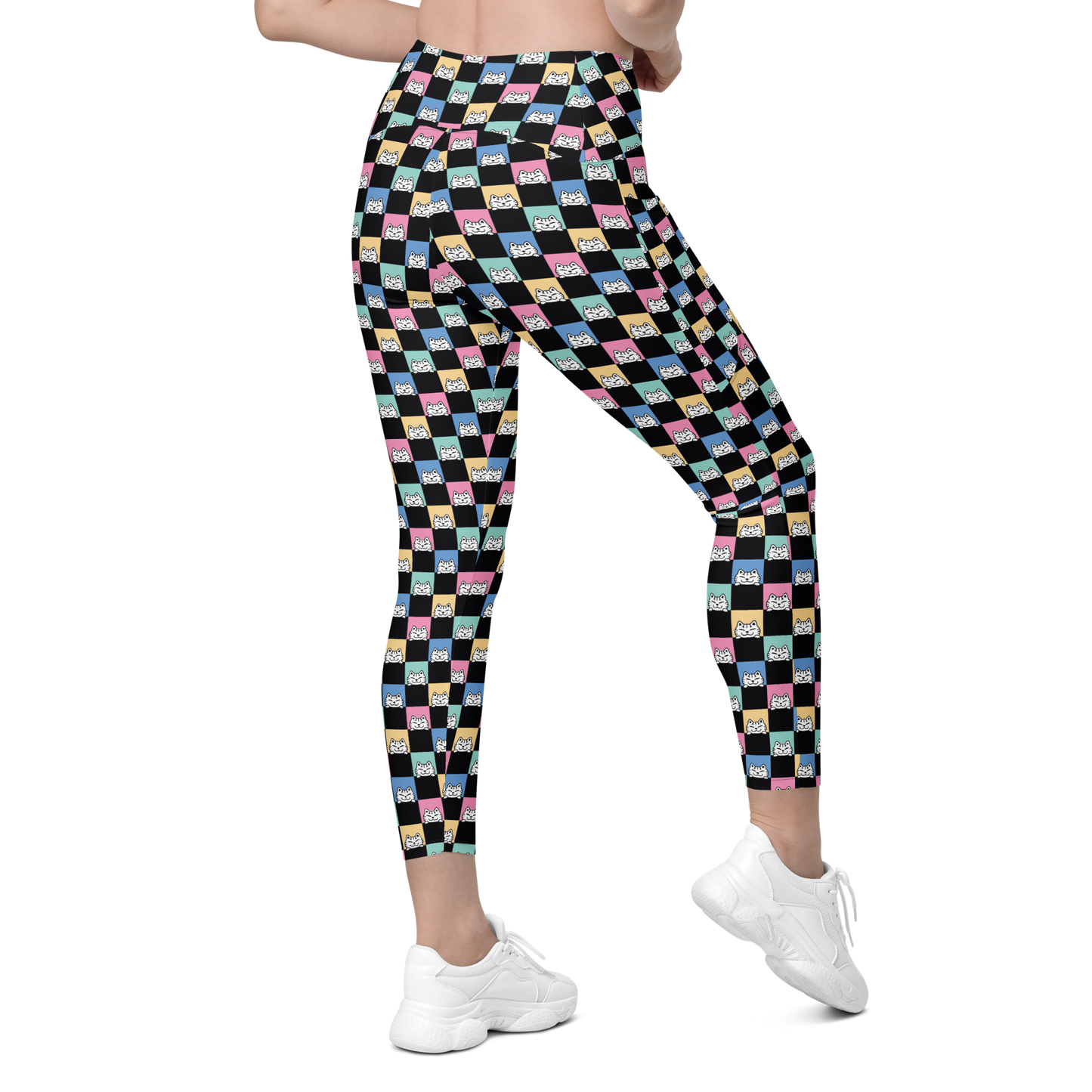 Harper Leggings Cintura cruzada -Tallas grandes-Handmade-Kawaii prints