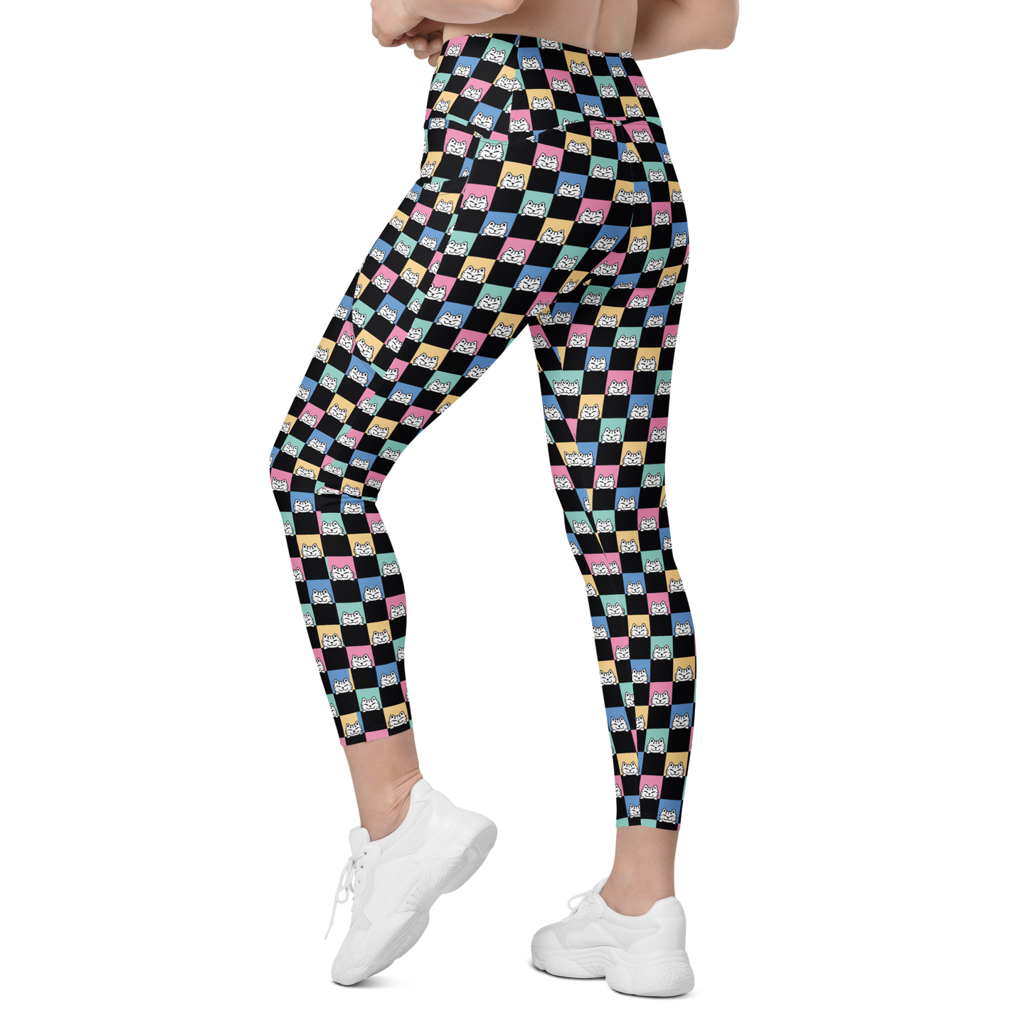 Harper Leggings Cintura cruzada -Tallas grandes-Handmade-Kawaii prints