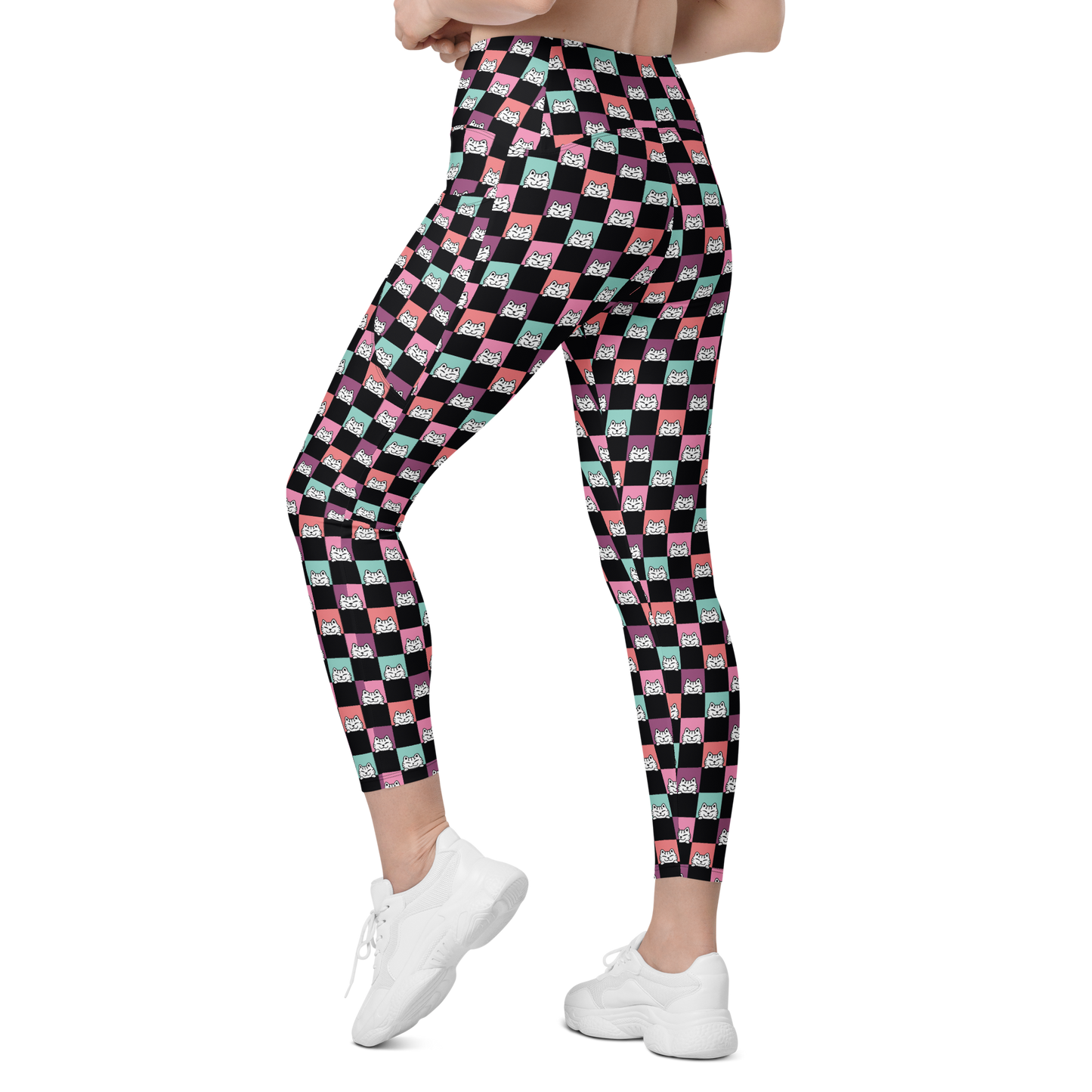 Harper Leggings Cintura cruzada -Tallas grandes-Handmade-Kawaii prints