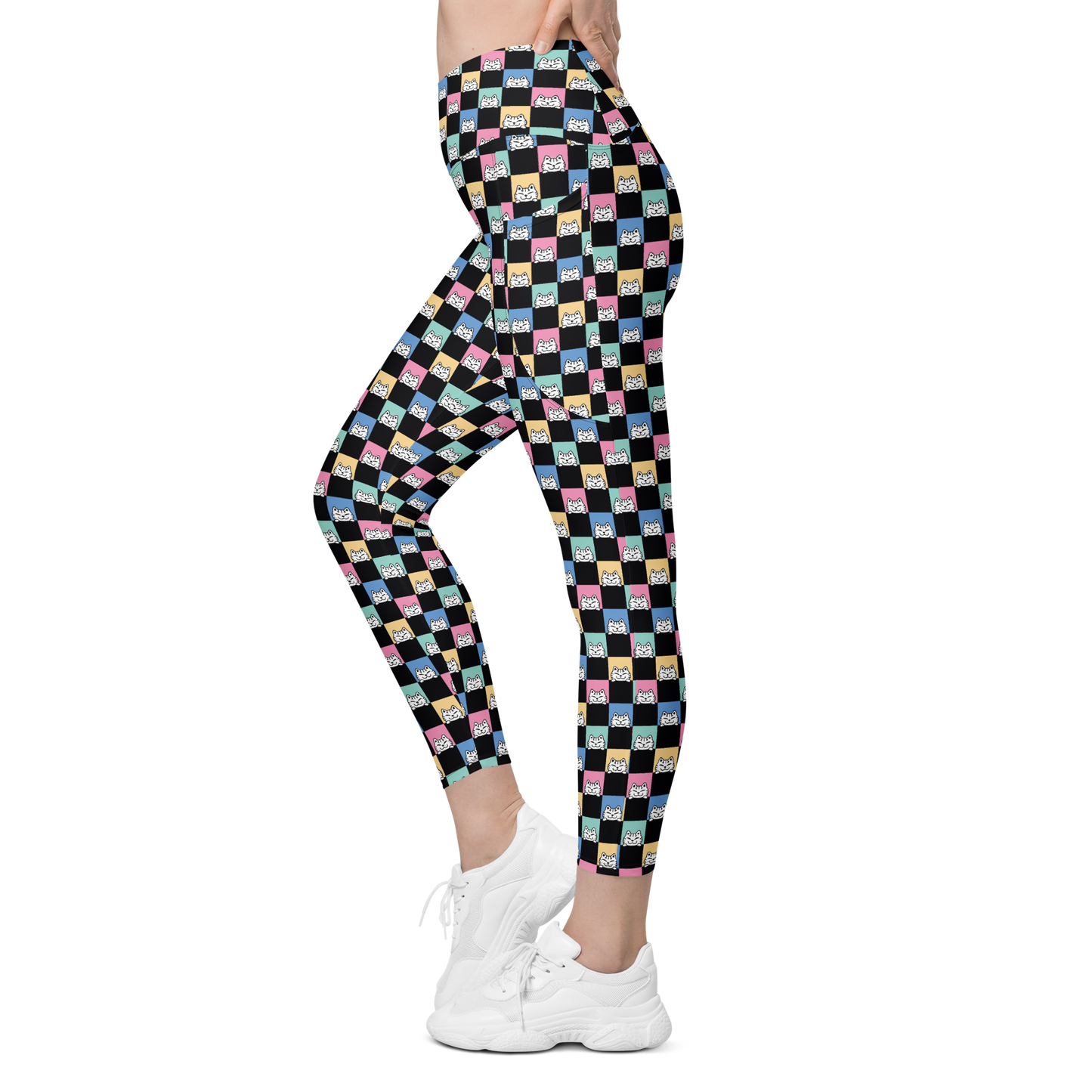 Harper Leggings Cintura cruzada -Tallas grandes-Handmade-Kawaii prints