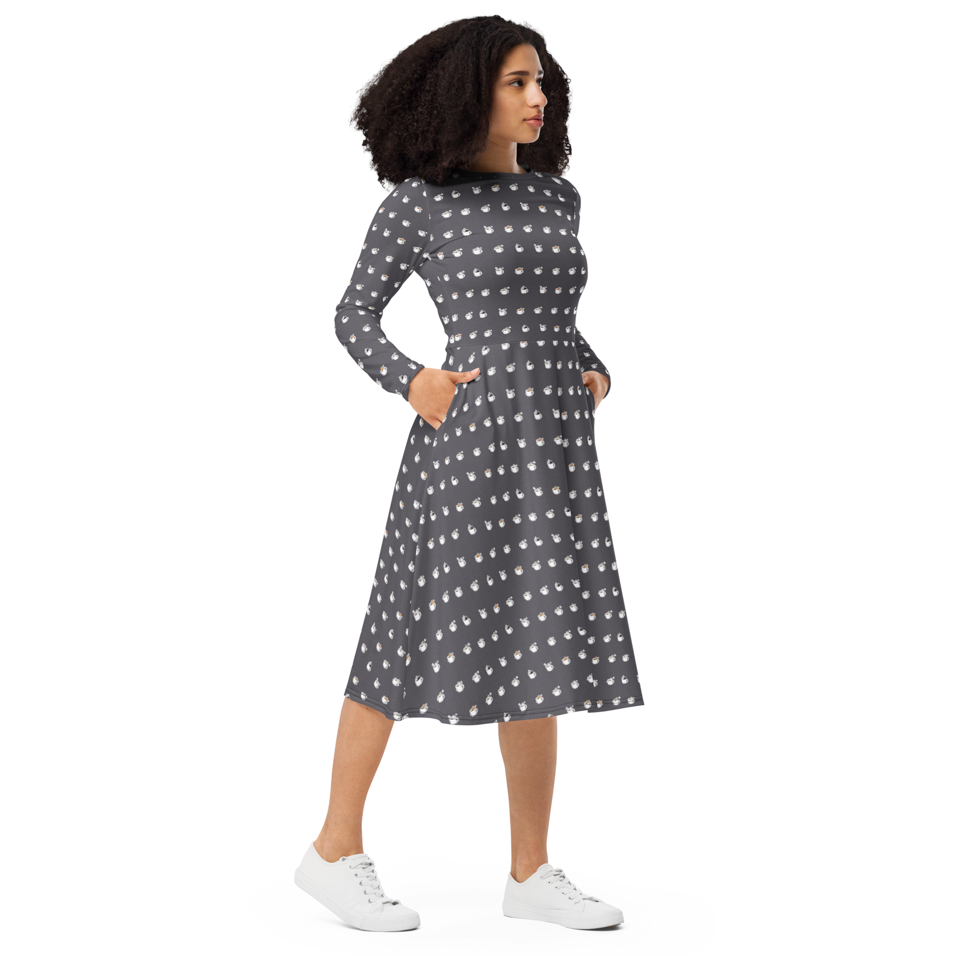 Coleccion "Kawaii Prints"
Print 24001 Grey
Tallas XS-6XL 
Handmade