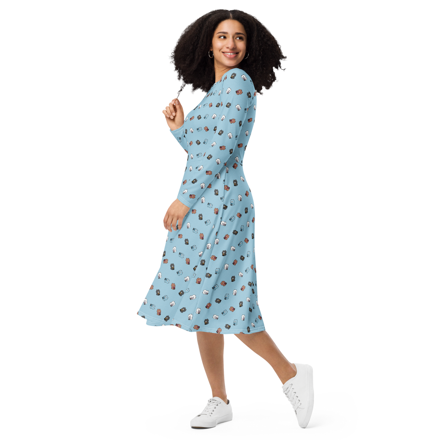 Coleccion "Kawaii Prints"
Print 24002 Light blue
Tallas XS-6XL 
Handmade
