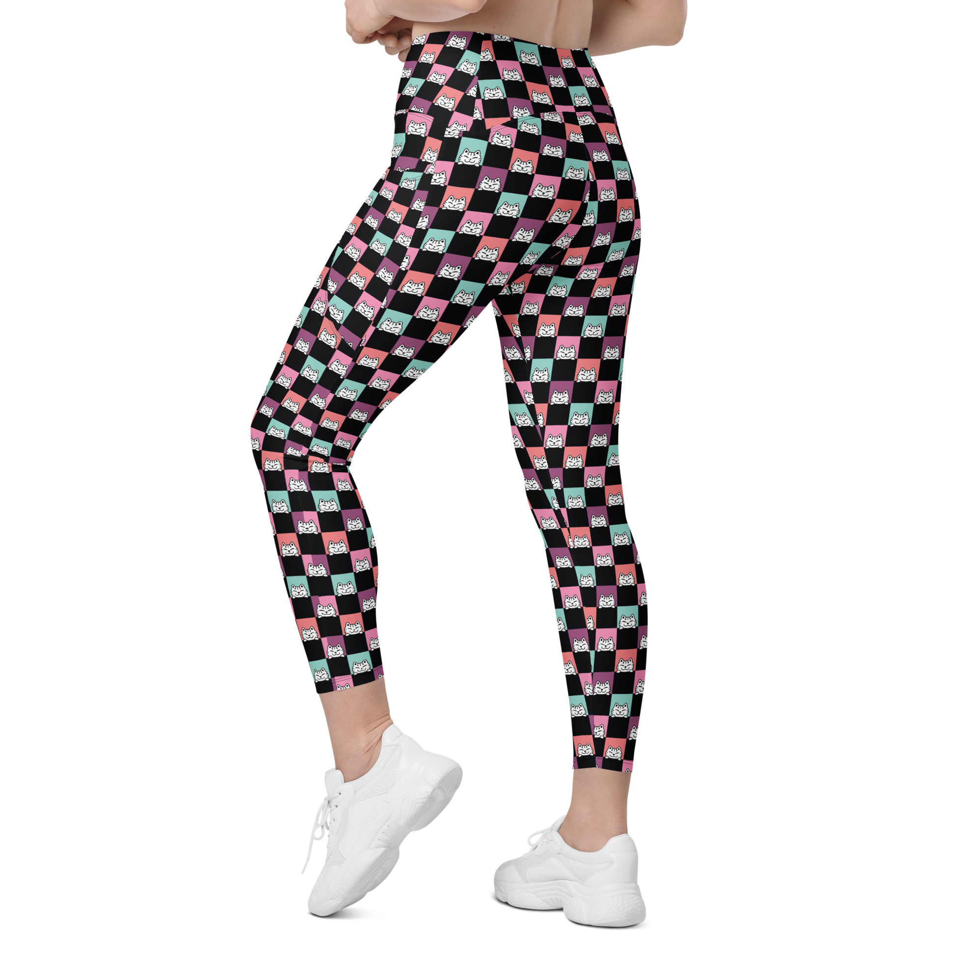 Harper Leggings Cintura cruzada -Tallas grandes-Handmade-Kawaii prints
